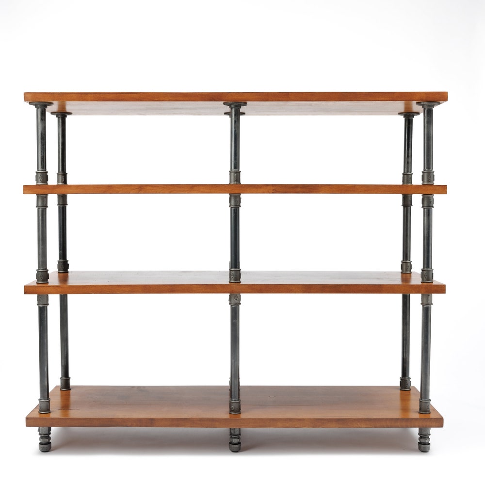 4 in 1 Registered design stand, 4 Tier Industrial Pipe Stand, Record player stand, Vinyl record storage, Record cabinet, Record console - Image 4