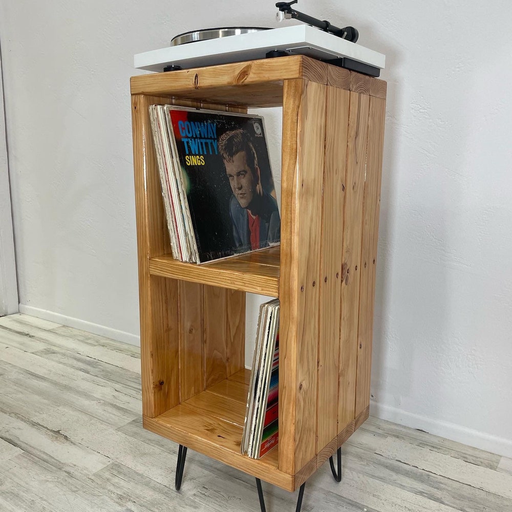 Holder for Vinyl Records Album Storage Record Turntable Shelf Lp Vinyl Record Storage Cabinet Customizable for New Vinyl Collectors - Image 2