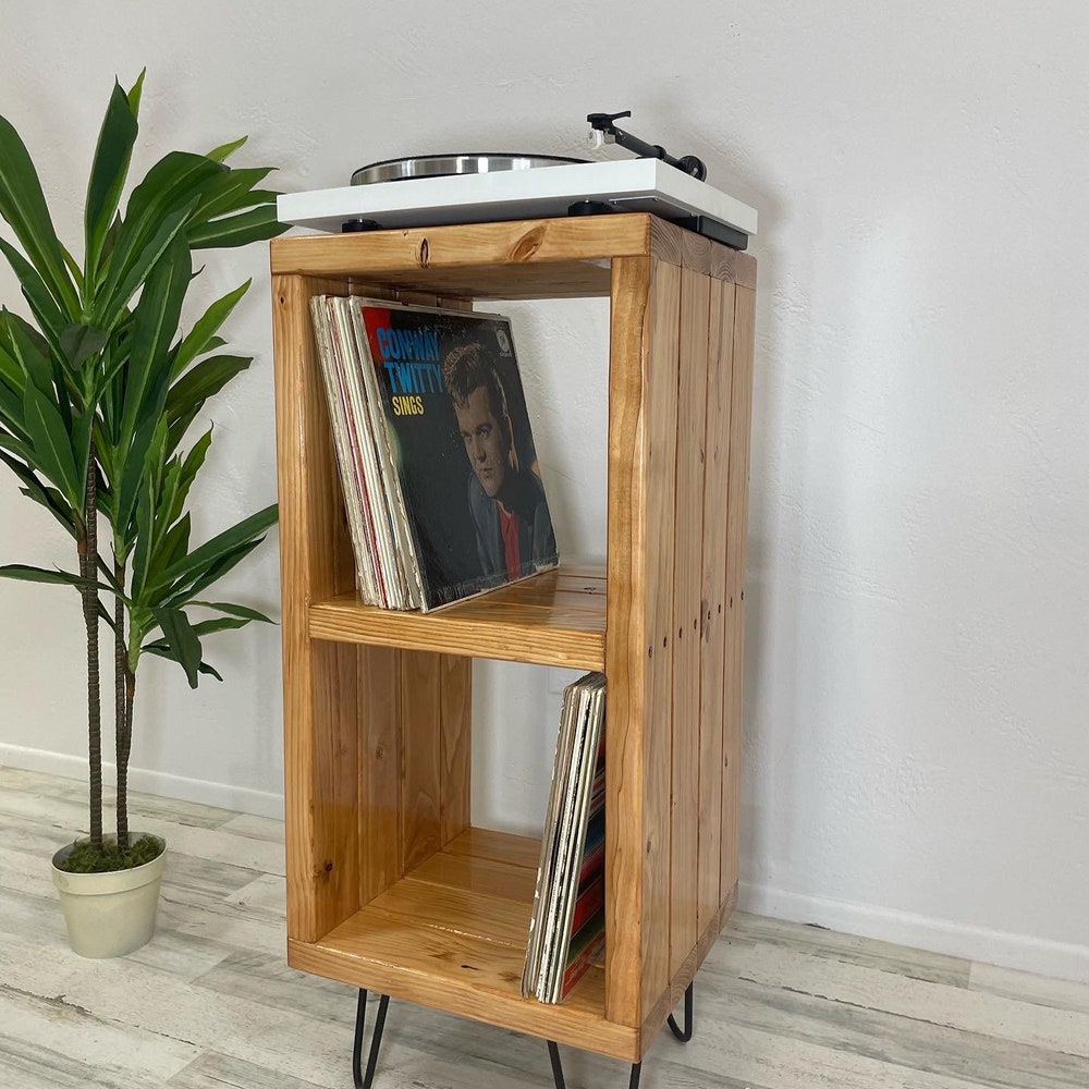 Holder for Vinyl Records Album Storage Record Turntable Shelf Lp Vinyl Record Storage Cabinet Customizable for New Vinyl Collectors - Image 5