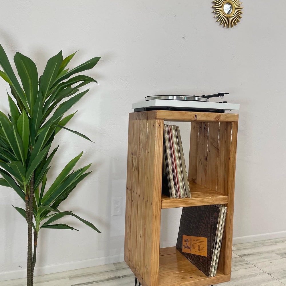 Holder for Vinyl Records Album Storage Record Turntable Shelf Lp Vinyl Record Storage Cabinet Customizable for New Vinyl Collectors - Image 7