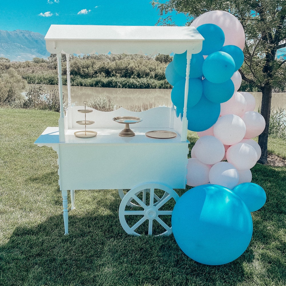 Fancy sweet Cart with wheels | Adult candy cart | Cake stand, mini Bar | Party Decor Birthday idea | Wedding decorations | Wedding idea - Image 3