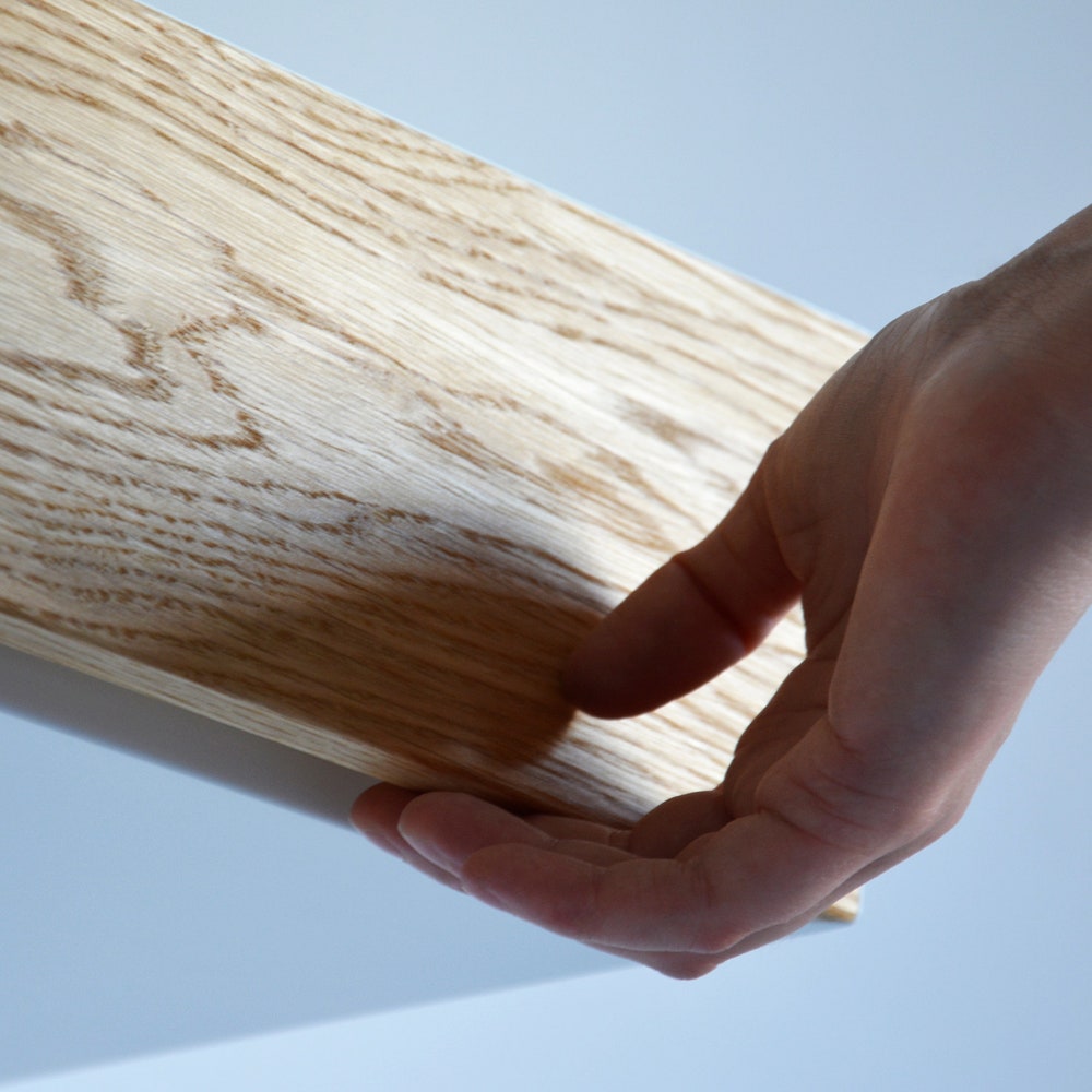 Minimalist floating nightstand with oak drawer | medium size | 2 pcs. (pair) - Image 5