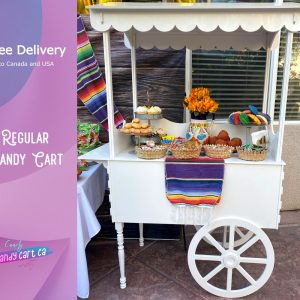 Sweet Cart on decorative wheels, Candy Cart | Adult sweet cart | Cake stand, mini Bar | Party Decor | Wedding decorations | Wedding idea