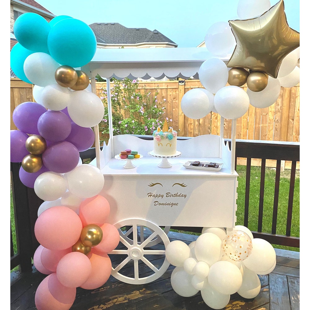 Sweet Cart, Candy Cart, Cake stand, mini Bar, Party Decorations, Wedding decor, Dessert Bar, Wedding gifts - Image 4