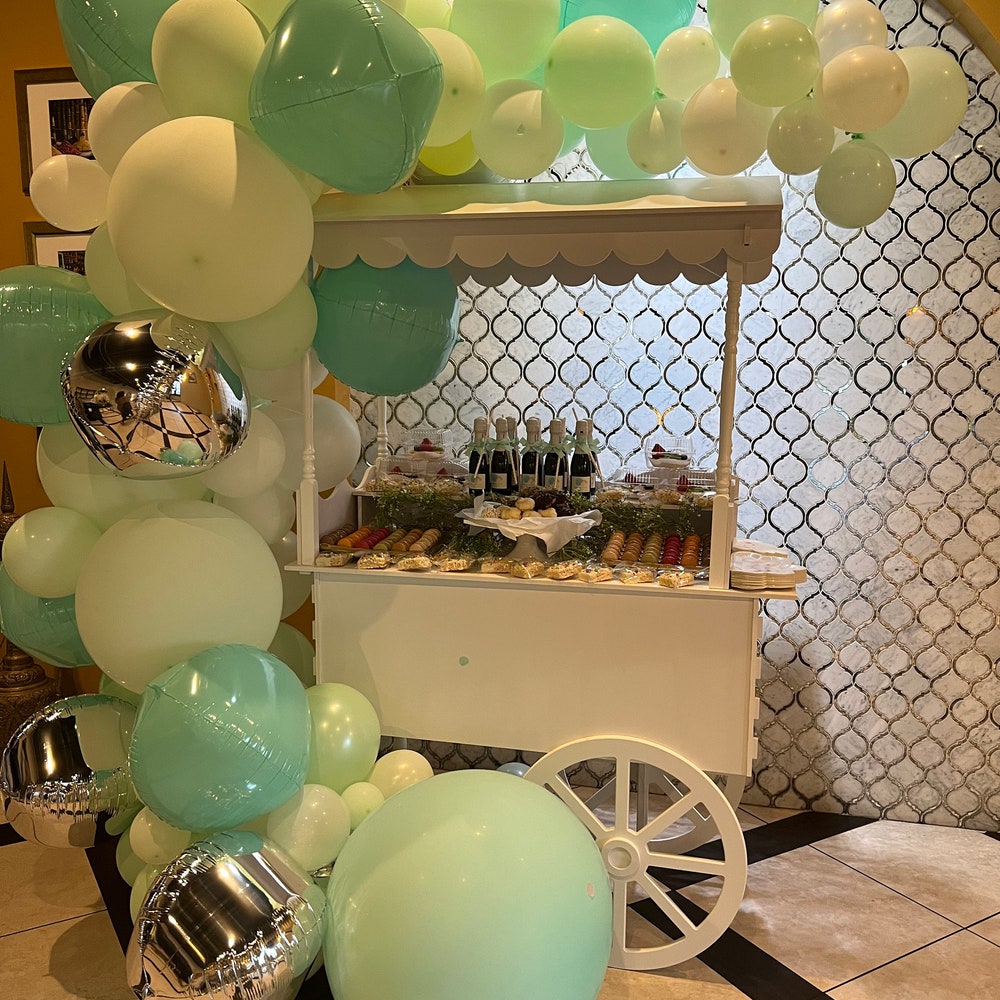 Fancy sweet Cart with wheels | Adult candy cart | Cake stand, mini Bar | Party Decor Birthday idea | Wedding decorations | Wedding idea - Image 5