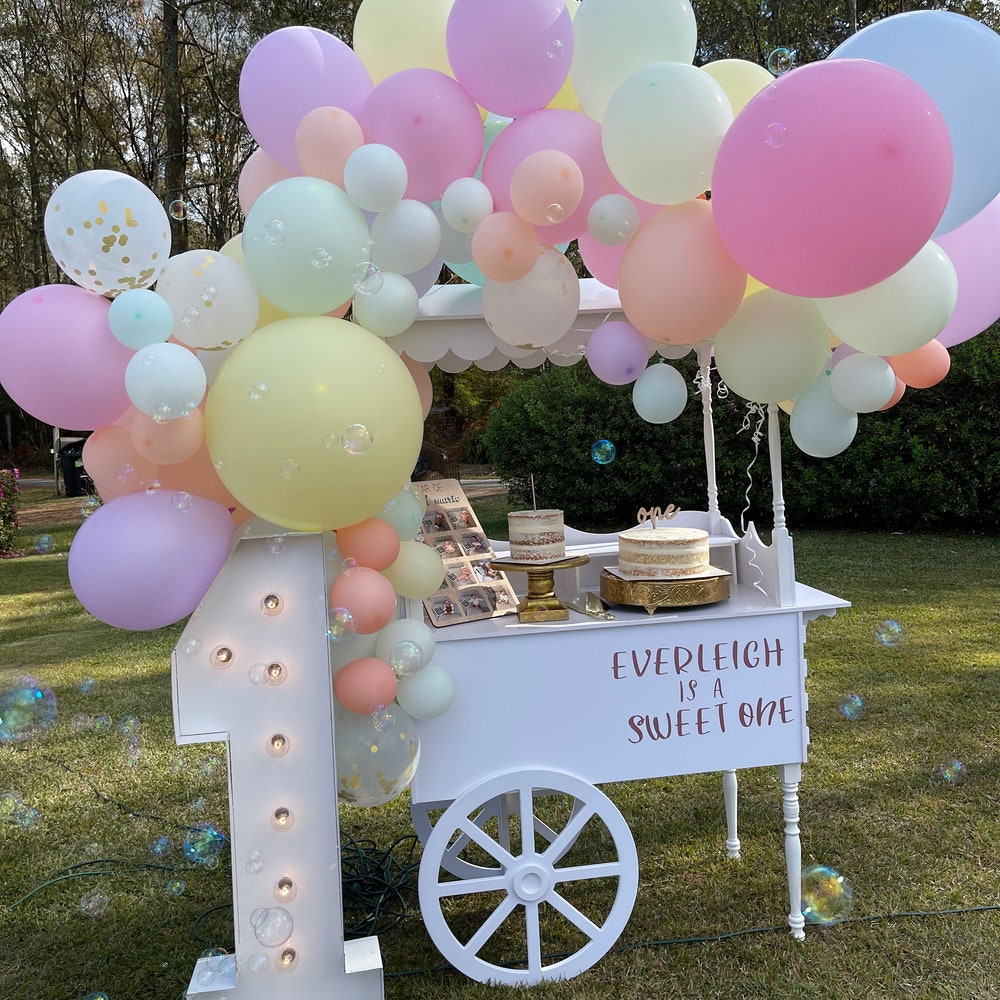 Fancy sweet Cart with wheels | Adult candy cart | Cake stand, mini Bar | Party Decor Birthday idea | Wedding decorations | Wedding idea - Image 8