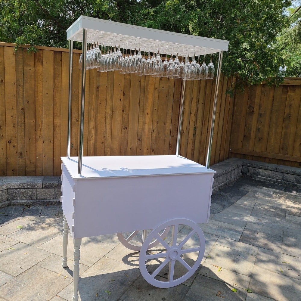 Champagne Cart | Decorative Champagne Cart | Mini drink bar | Party Decor | Wedding decorations | Wedding idea - Image 8