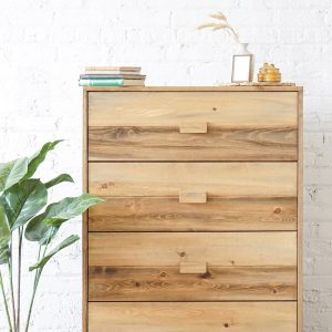 The Tall Roy - Cedar Barn Wood Style Tall Dresser - Handmade in USA
