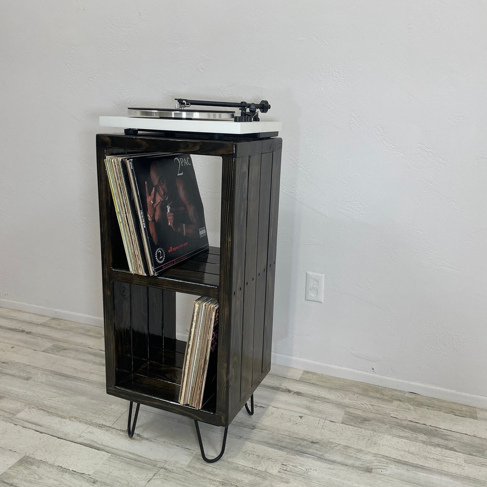 Holder for Vinyl Records Album Storage Record Turntable Shelf Lp Vinyl Record Storage Cabinet Customizable for New Vinyl Collectors - Image 8