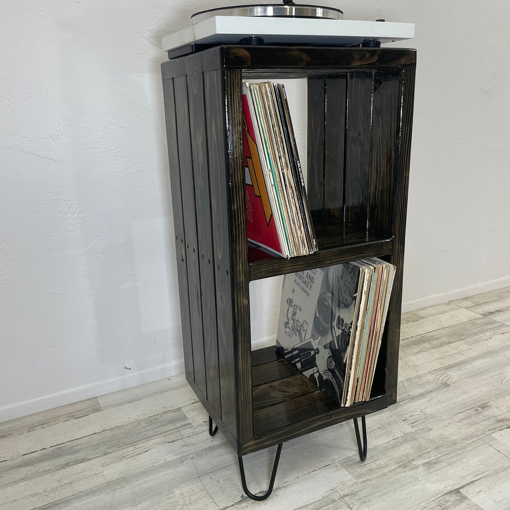 Holder for Vinyl Records Album Storage Record Turntable Shelf Lp Vinyl Record Storage Cabinet Customizable for New Vinyl Collectors - Image 4