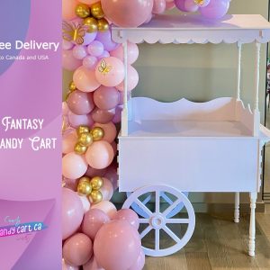 Fantasy Candy Cart on wheels, adult sweet Cart | Cake stand, mini Bar | Party Decor Birthday idea | Wedding decorations | Wedding idea
