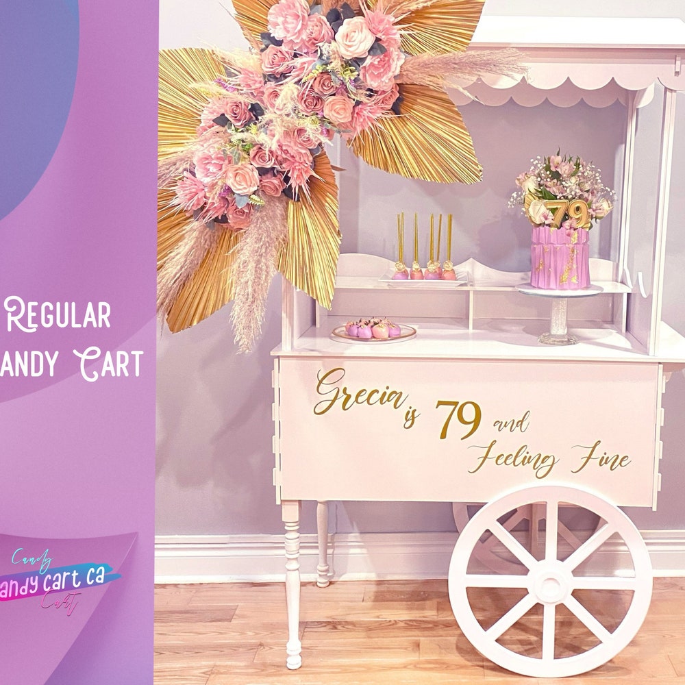 Sweet Cart, Candy Cart, Cake stand, mini Bar, Party Decorations, Wedding decorations, Dessert Bar, Wedding gift