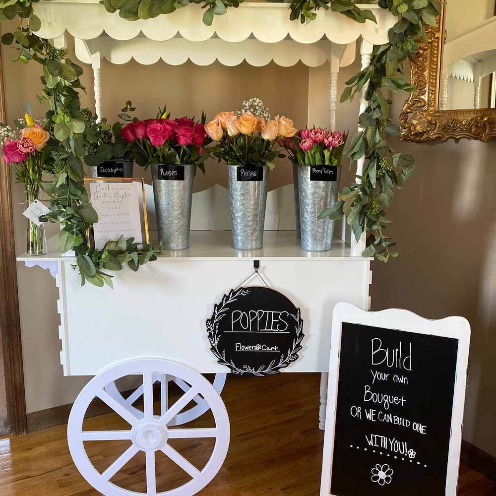 Fancy sweet Cart with wheels | Adult candy cart | Cake stand, mini Bar | Party Decor Birthday idea | Wedding decorations | Wedding idea - Image 9