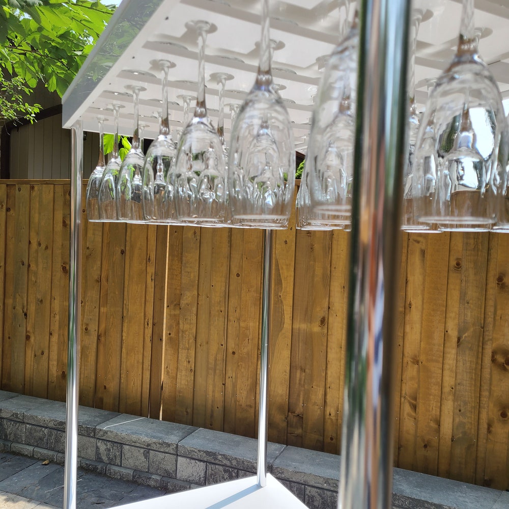 Champagne Cart | Decorative Champagne Cart | Mini drink bar | Party Decor | Wedding decorations | Wedding idea - Image 4