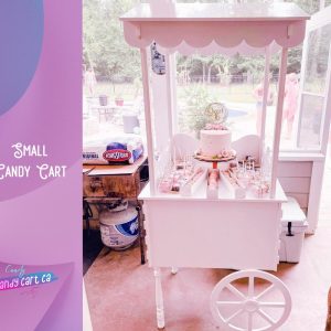 Candy Cart, Sweet Cart on decorative wheels| small Candy Cart | Cake stand mini Bar | Party Decor | Wedding decorations | Wedding idea