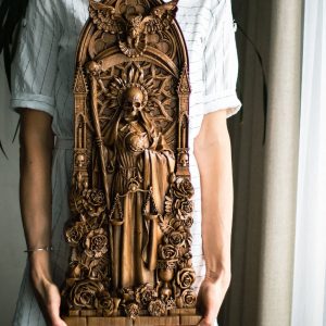 Santa Muerte BIG goddess statuette, 25 inches