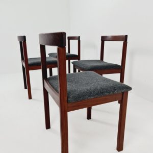Mid Century rosewood Dining Chairs by Pippo for Asko 1960s
