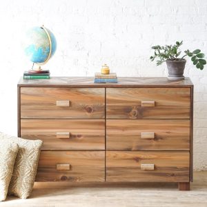 The Native - Six Drawer Dresser - Home Storage - Rustic Modern - Handmade in USA