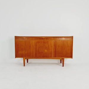 Swedish vintage Teak & oak sideboard by Breo oderljunga, 1960s