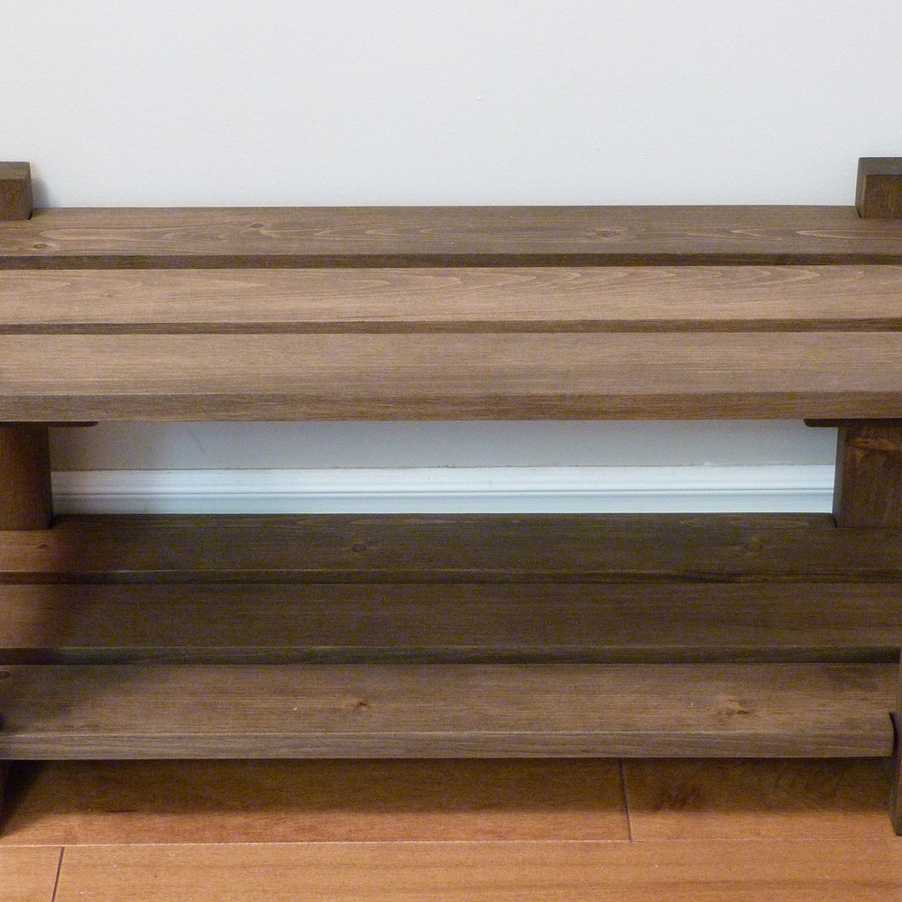 Shoe Rack-2 levels / with length options, Shoe Storage, Shoe Organizer, Shoe Cabinet, Shoe Rack Wood - Image 7