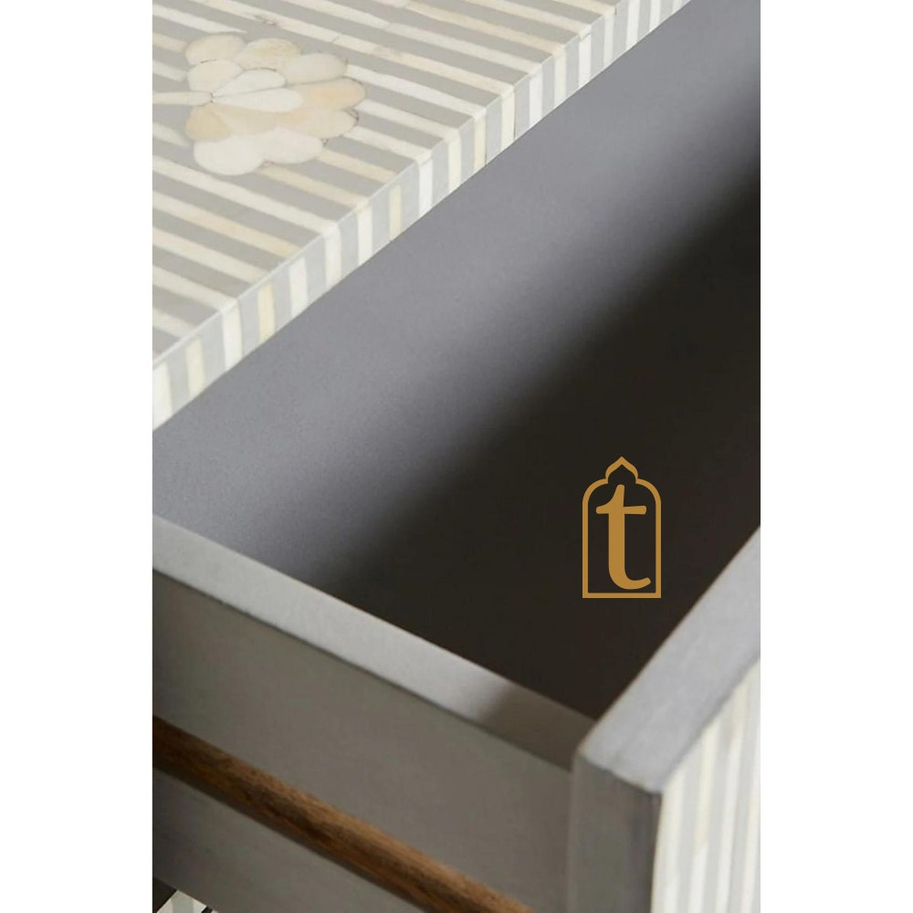 Bone Moroccan Inlay 6 Drawers Chest of Drawers,Bone Inlay 6 Drawers Dresser, Bone Inlay Chest of Drawers,Bone Inlay Furniture Sideboard Unit - Image 5