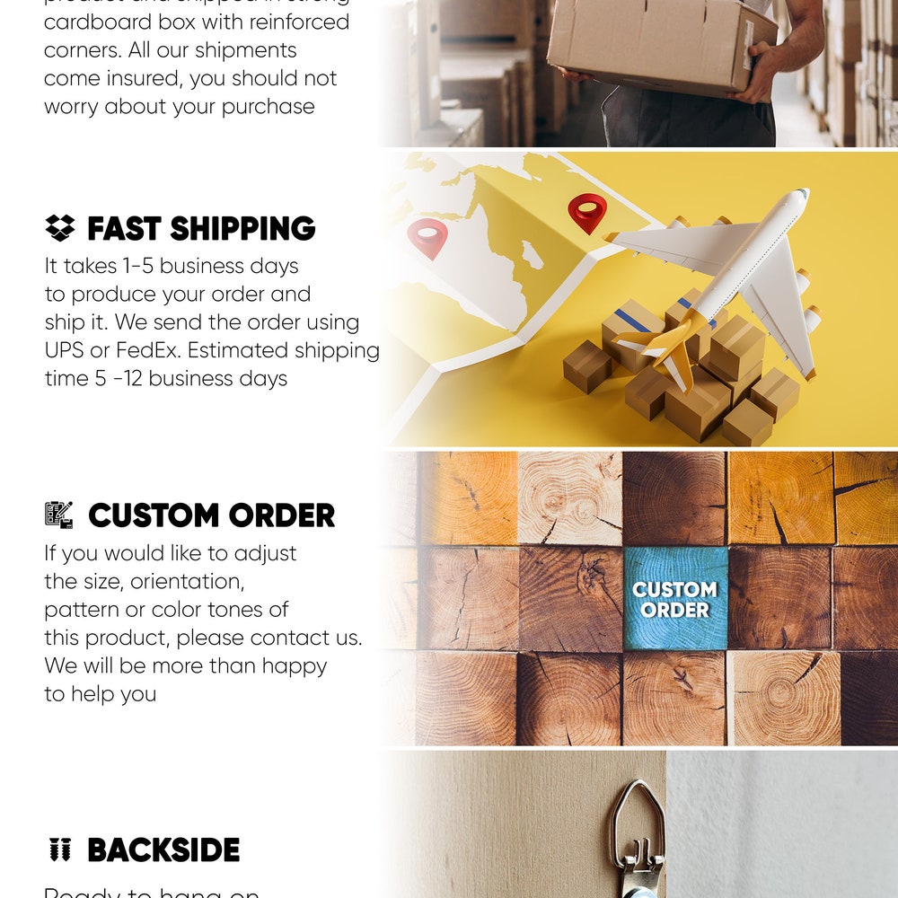 Wood Wall Art Set | Geometric Decor | Modern Wood Wall Art | Wall Wooden Art | Minimalist wall art | Living Room Decor | Abstract wall art - Image 9