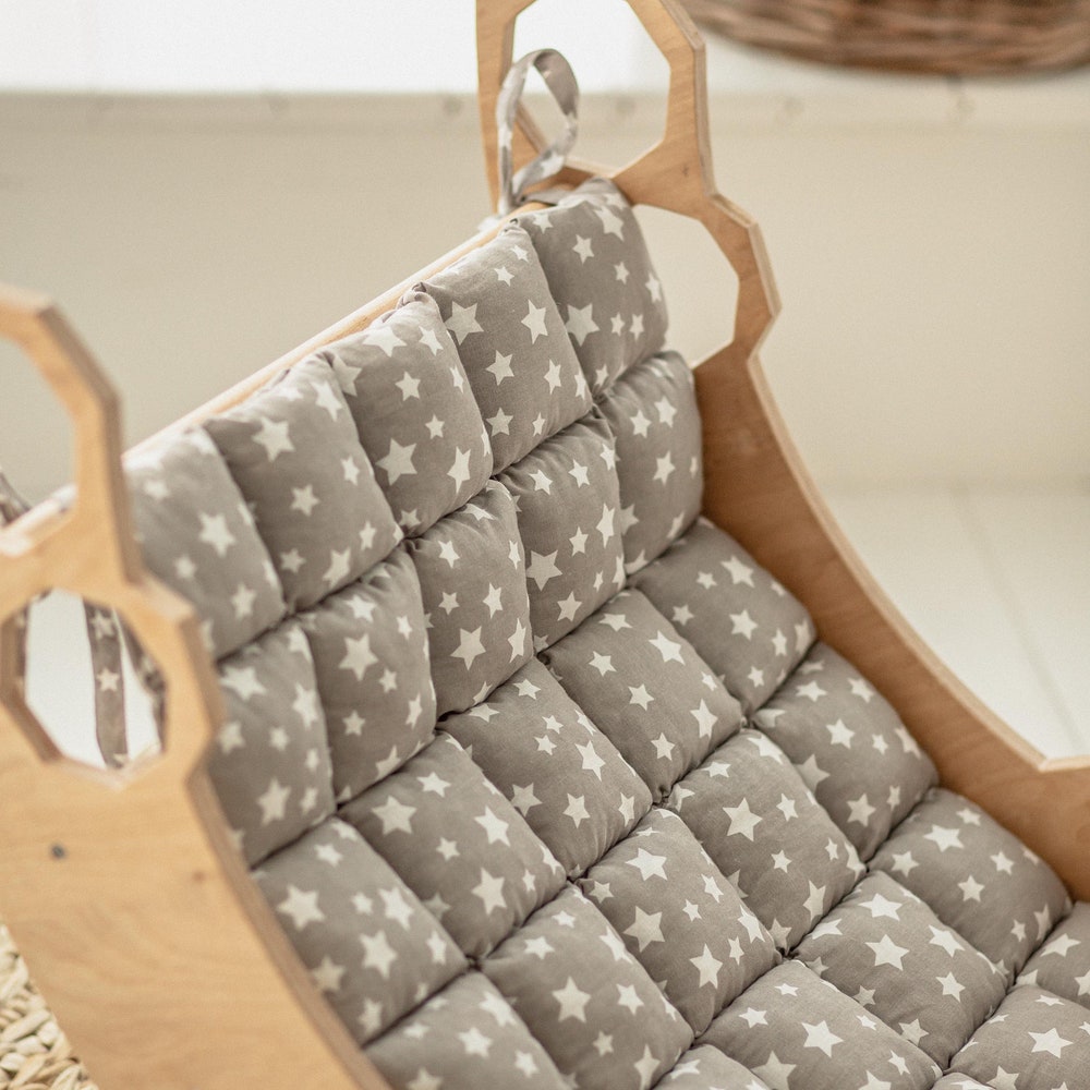 Christmas Set - Large Montessori Climbing Arch with Cushion, Montessori furniture, Baby climbing gym, Nursery home gym, Gift 1 year old - Image 3