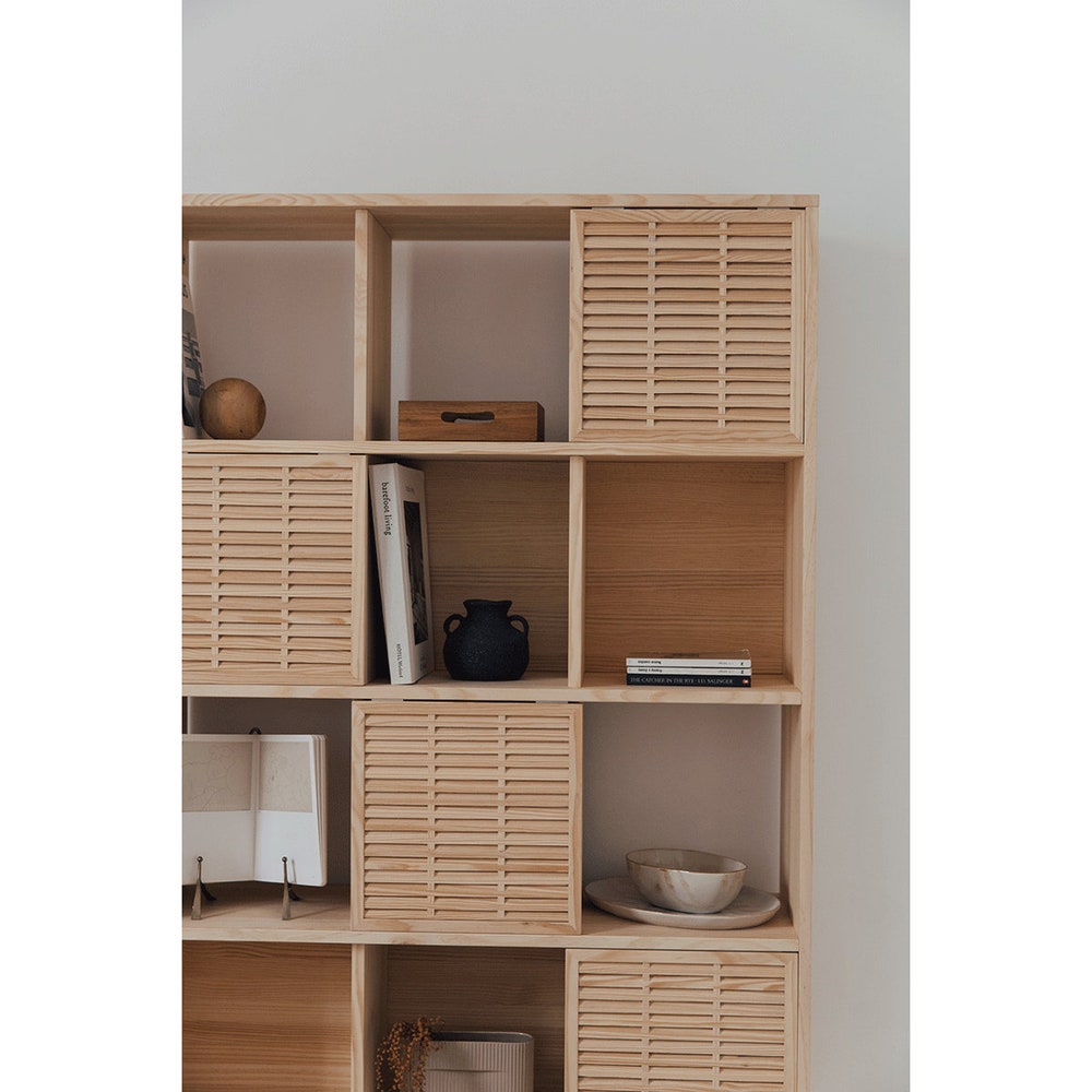 Solid wood bookcase, handmade - Estreta - Image 6