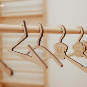 Kids Clothes Hangers 10 pcs, Baby Animal Hangers, Children Wooden Clothes Hanger, Toddler Shirt Hanger, Child coat hook, Montessori playroom