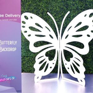 Butterfly Backdrop, foldable Photo Backdrop | Unique Birthday Decor | Sign Display | Giant Butterfly Birthday Photobooth Decor