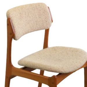 1 of 4 Danish Teak wood Chairs by Erik Buch OD Møbler, 60's 70's design, Midcentury furniture, vintage Dining Chair, Boho Scandinavian Style