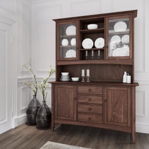 il_1000x1000.4685894353_f228.jpg Wooden Handmade Classic Shaker Buffet and Hutch, Handcrafted Buffet and Hutch, Custom Made with Cherry, White Oak, Maple, or Walnut