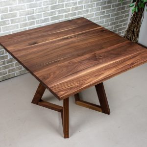 Extendable Square Dining Table, Small Extendable Table, 42 Inch Square Expandable Dining Table, Walnut Dining Room Tables Extendable