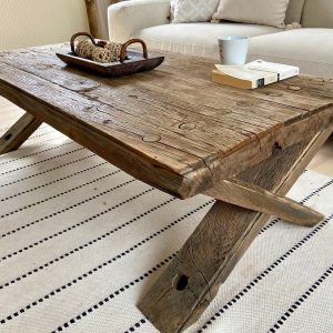 Reclaimed BarnWood Coffee Table Rustic, Natural Coffee Table Wooden, Rustic Reclaimed Wood Coffee Table Barnwood Furniture