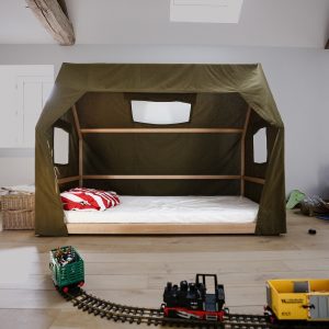 CANOPY Bed Montessori Bed Canopy Toddler Bed Frame Bed With Canopy Twin Kids Bed With Tent Children Bed Wood Bed Frame Wood House Bed Kids