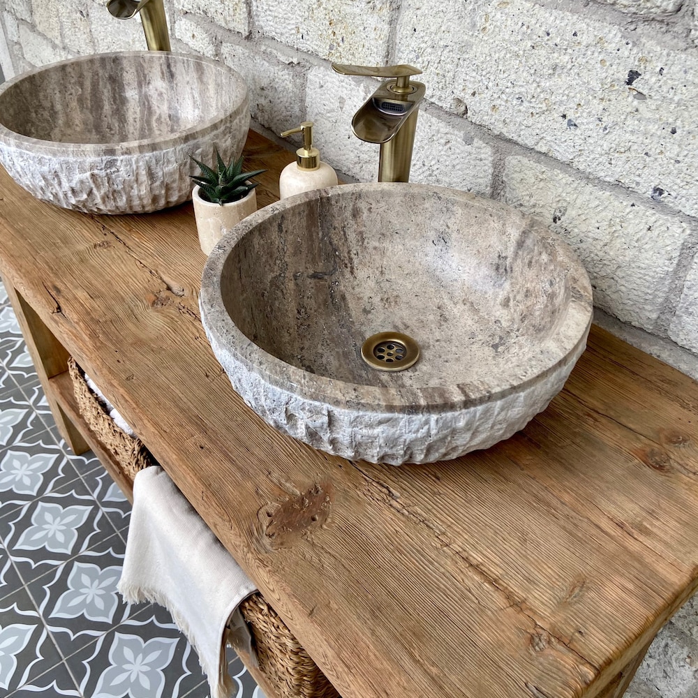 Bathroom Rustic Vanity Wood Farmhouse Decor, Farmhouse Vanity Bathroom Reclaimed Wood Decor, Rustic Wood Vanity Bathroom - Image 7