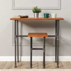 Desk table, Solid wood Entryway Table, Console, Entryway Furniture,  Industrial Decor,  Rustic Decor, Industrial Pipe, Handmade, Hall table