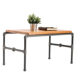 Industrial Pipe table, furniture, handmade, coffee table, round table, diy table, black pipe table, living table