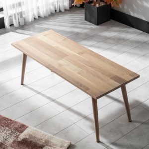 Wooden Coffee Table, Natural Oak Center Table, Minimalist Rectangular Table, Solid Oak Wood Table, Living Room Furniture, Mother's Day Gift