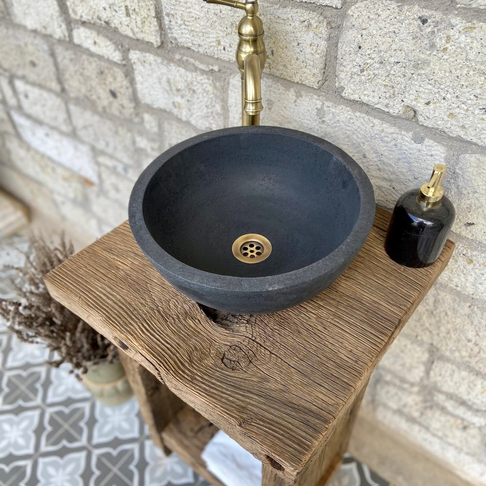 Farmhouse Small Bathroom Vanity 24 inch, 30 Bathroom Vanity Wood Reclaimed, 36inches Single Sink Bathroom Vanity Rustic - Image 9