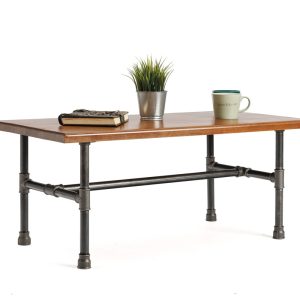 Industrial Pipe table, furniture, handmade, coffee table, round table, diy table, black pipe table, living table