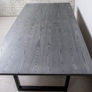 Wood Conference Table, Custom Conference Room Table for a Modern Industrial Space, 12 Foot Long Meeting Room Table, Gray Wood Meeting Table