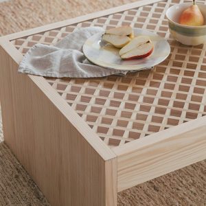Solid wood coffee table, Handmade - Vedella