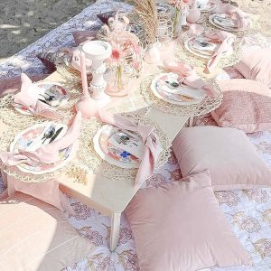 Low Picnic Table Foldable Picnic Table Kids Picnic Table All Ages Low Wood Baby Shower Table Bridal Shower Party Table Low Table LESLIE