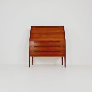 Midcentury Secretary Desk in teak by Nils Jonsson for Tørring Møbelfabrik, Denmark, 1960's
