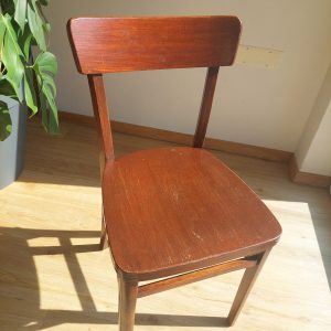 Vintage Wooden Dining Chair / Rustic Dining Chair / Cottage Dining Chair /Farmhouse Dining Chair / Farmhouse Style/ Shabby Chic / 1960's