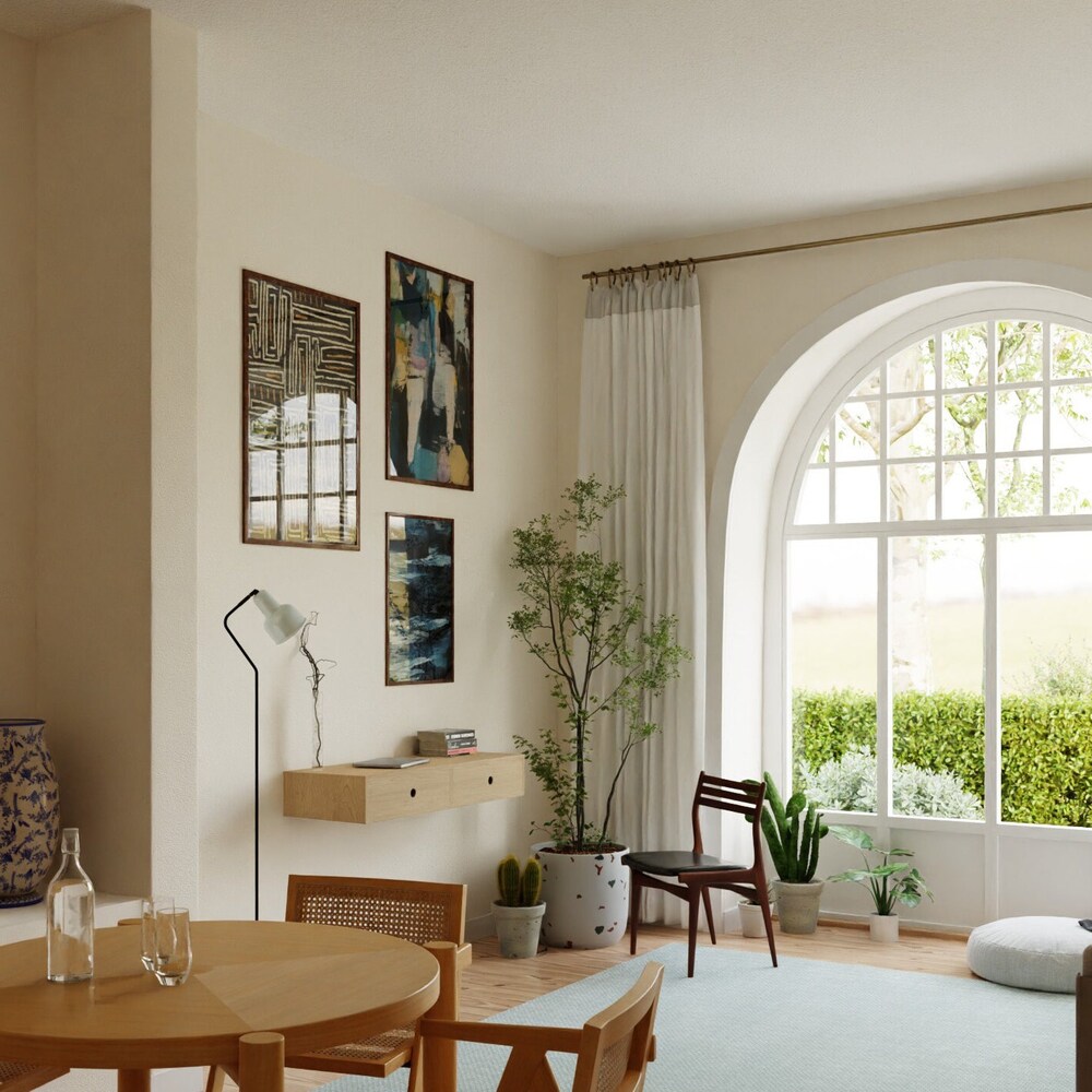 Floating Desk in Solid Maple, Wall Mounted Standing Desk - Image 9