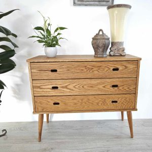 Chest of drawers in oak  / Wooden Dresser, Ref. 03001