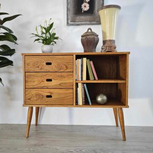 Chest of drawers in oak  / Wooden Dresser, Ref. 03004
