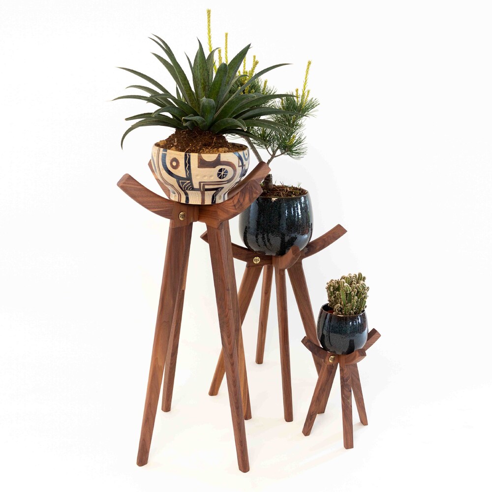 Wooden Plant Holder Tall Plant Stand Indoor Plant Stand Air Plant Stand Planter Stand Office Decor Garden Decor Farmhouse Decor Teacher Gift - Image 8